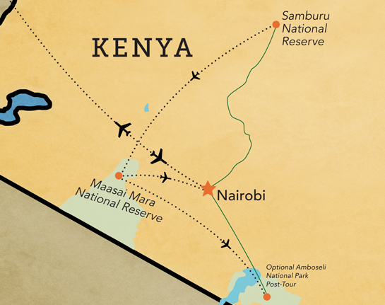 kenya map
