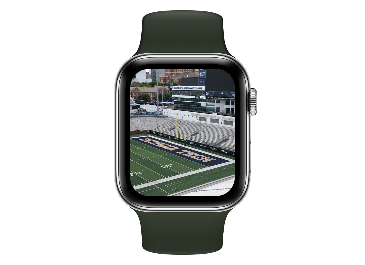 smartwatch football background
