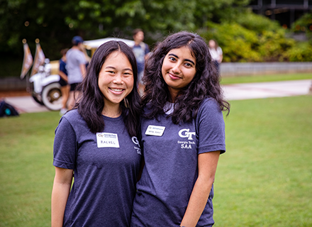 two SAA students