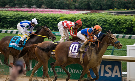Kentucky Derby in action