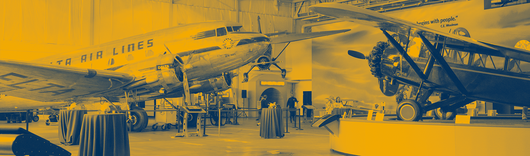 image of a plane in the Delta Museum