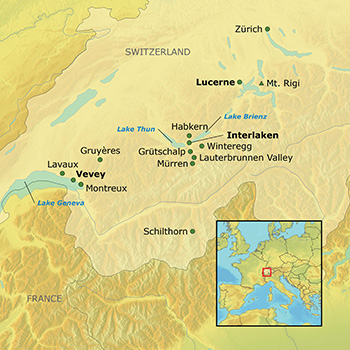 map of travel trip