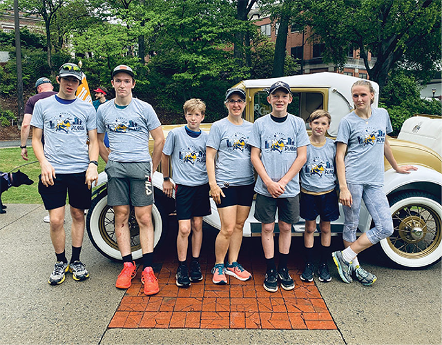 picture of the Sharidan family with the Wreck