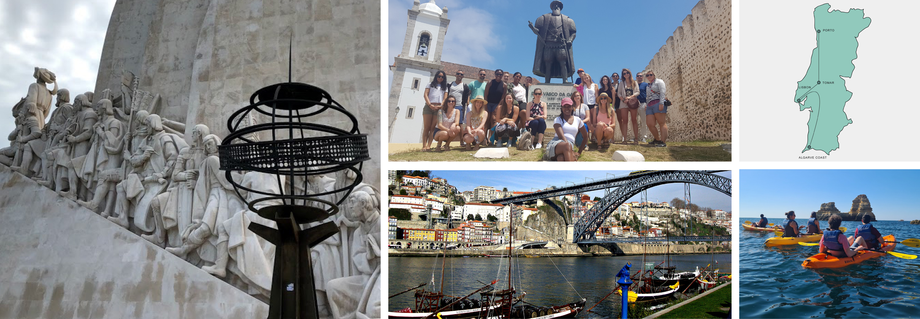 Collage of Portugal scenery