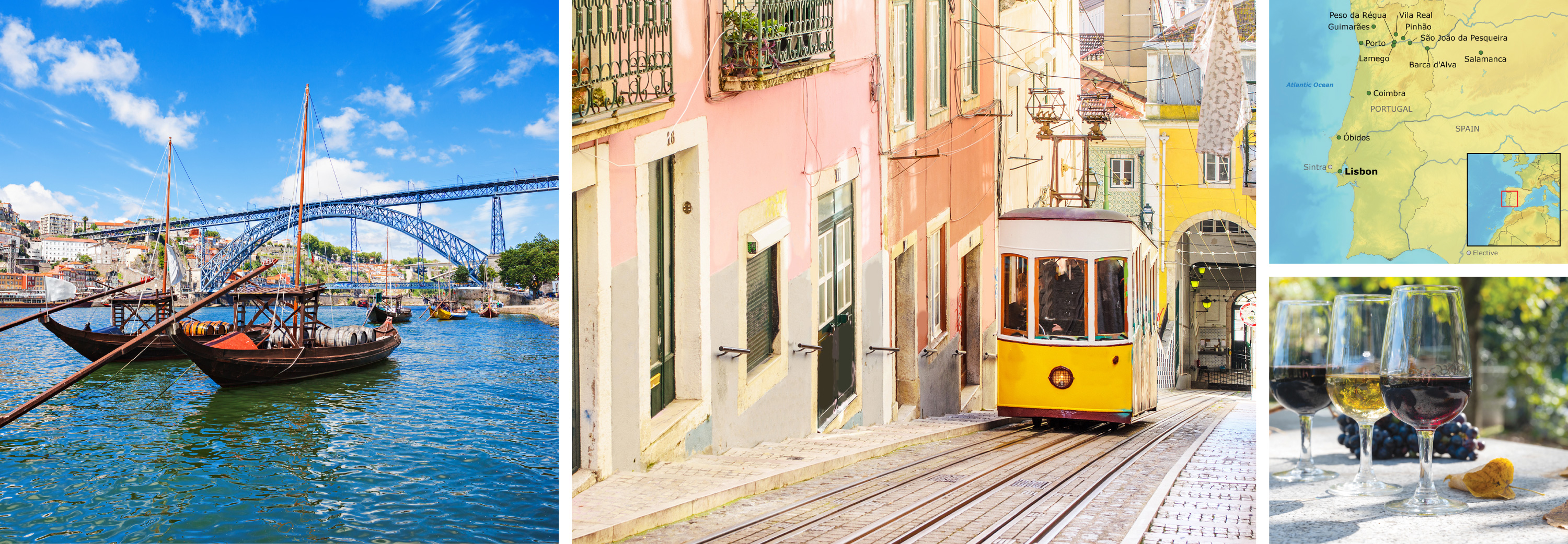 Multiple images of Douro River Tour
