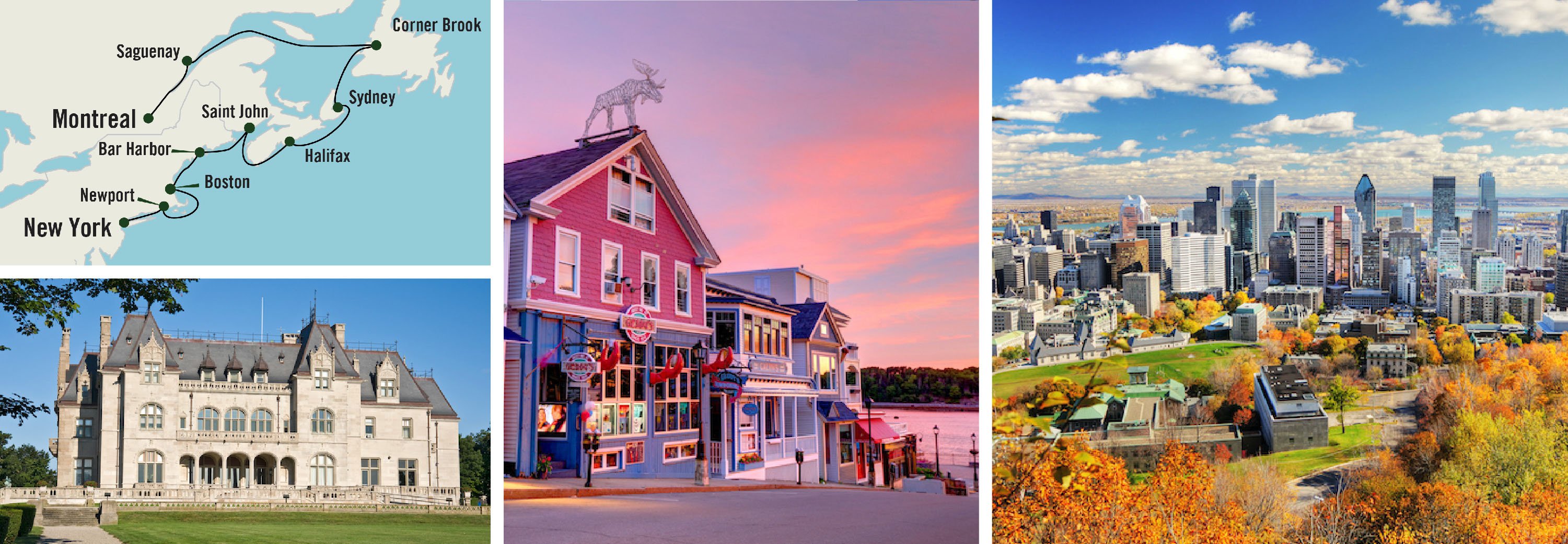 Collage of Canada & New England