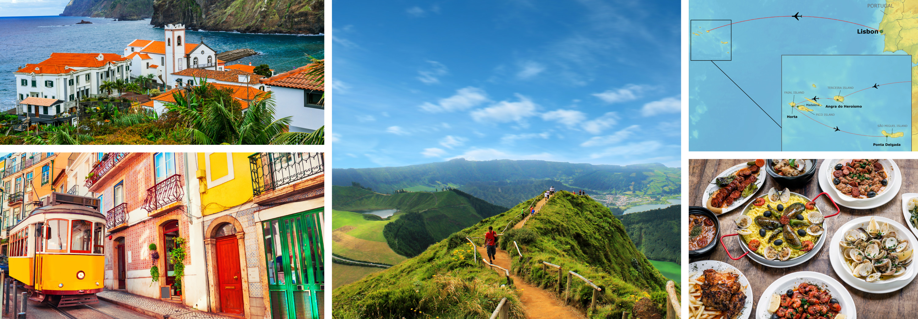 Collage of Azores Islands