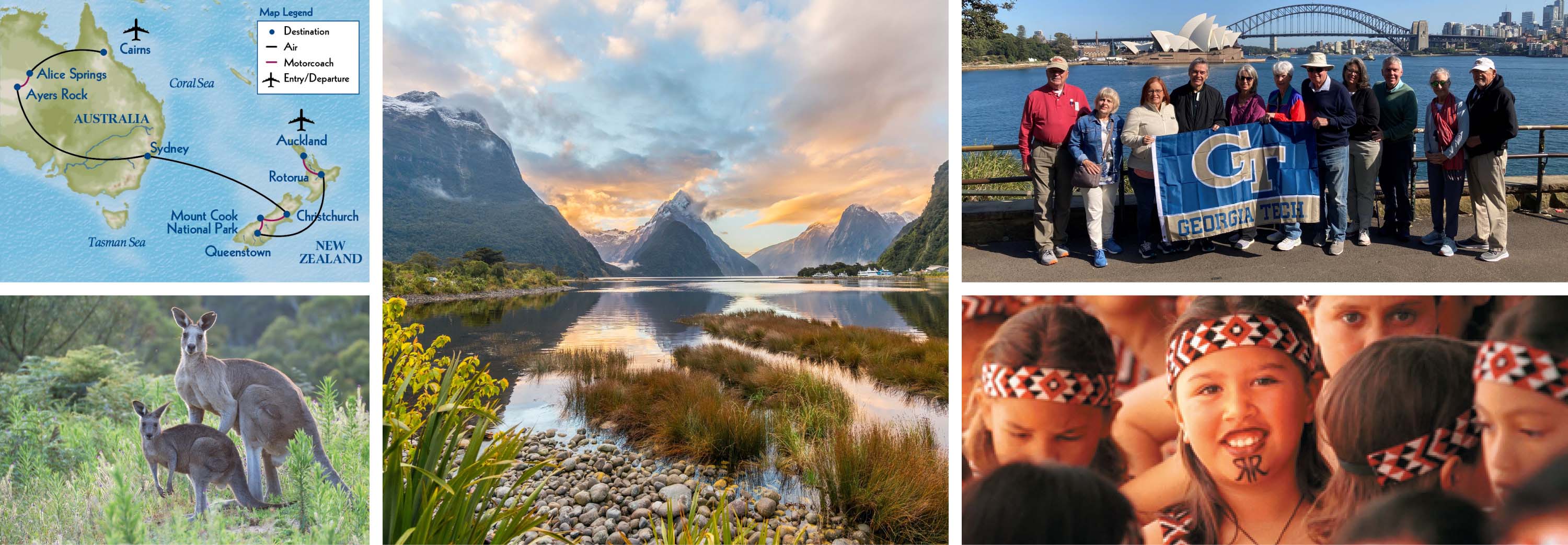 Collage of Australia & New Zealand
