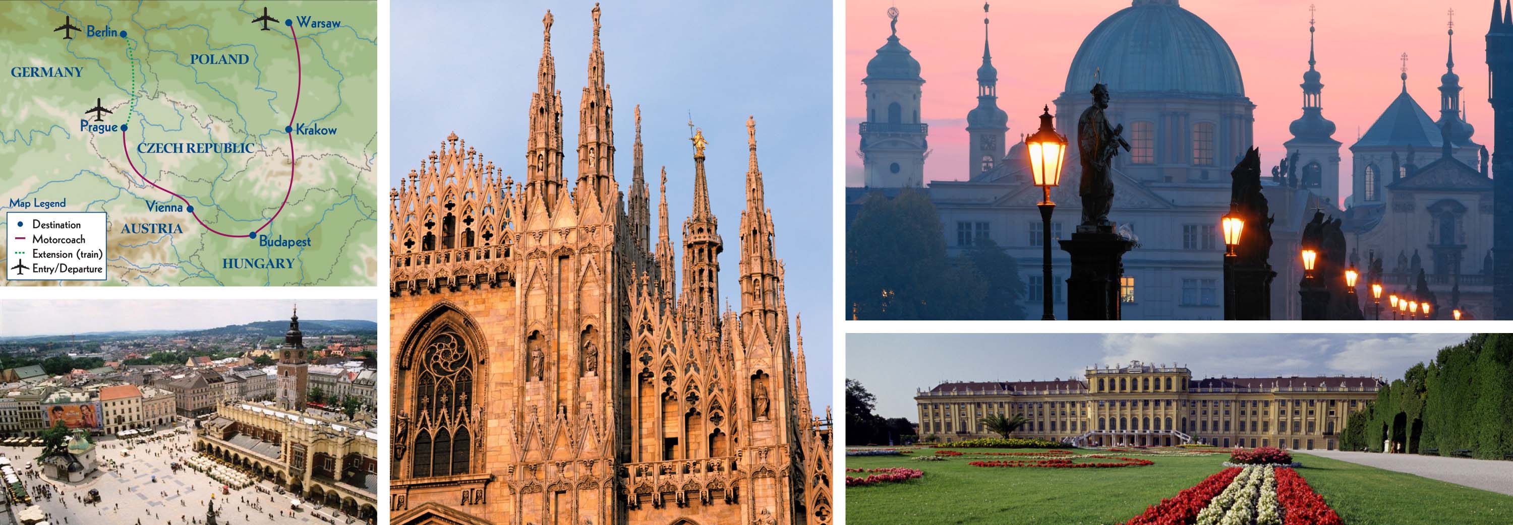 Collage of Central Europe