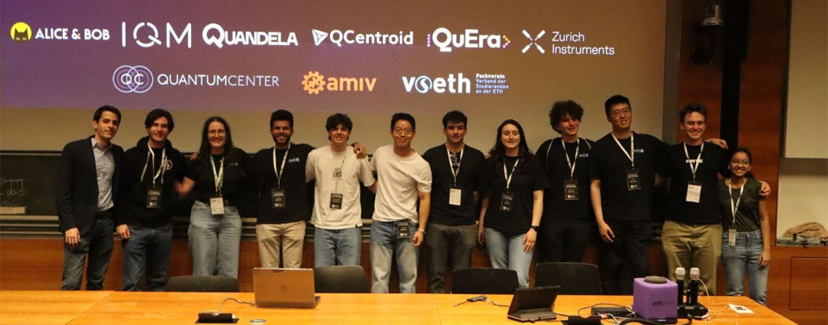 Group of students posing