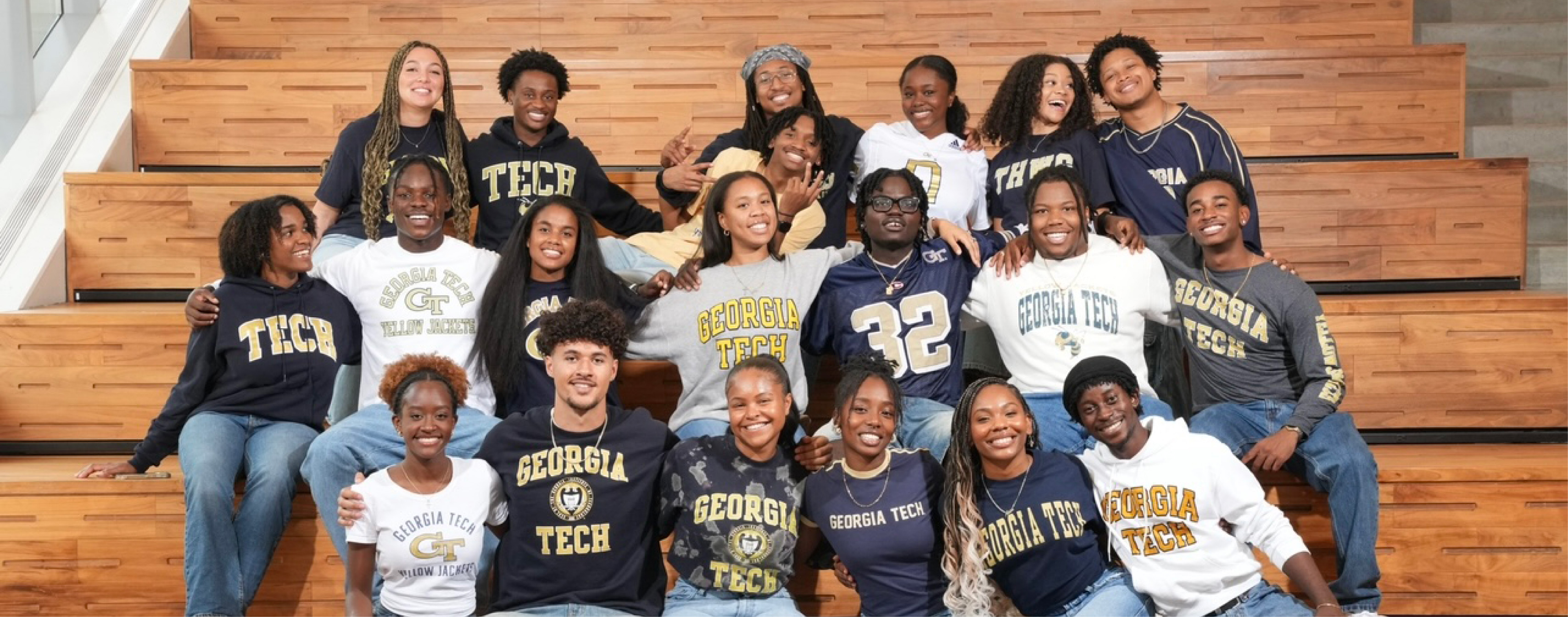 Group photo of GT students