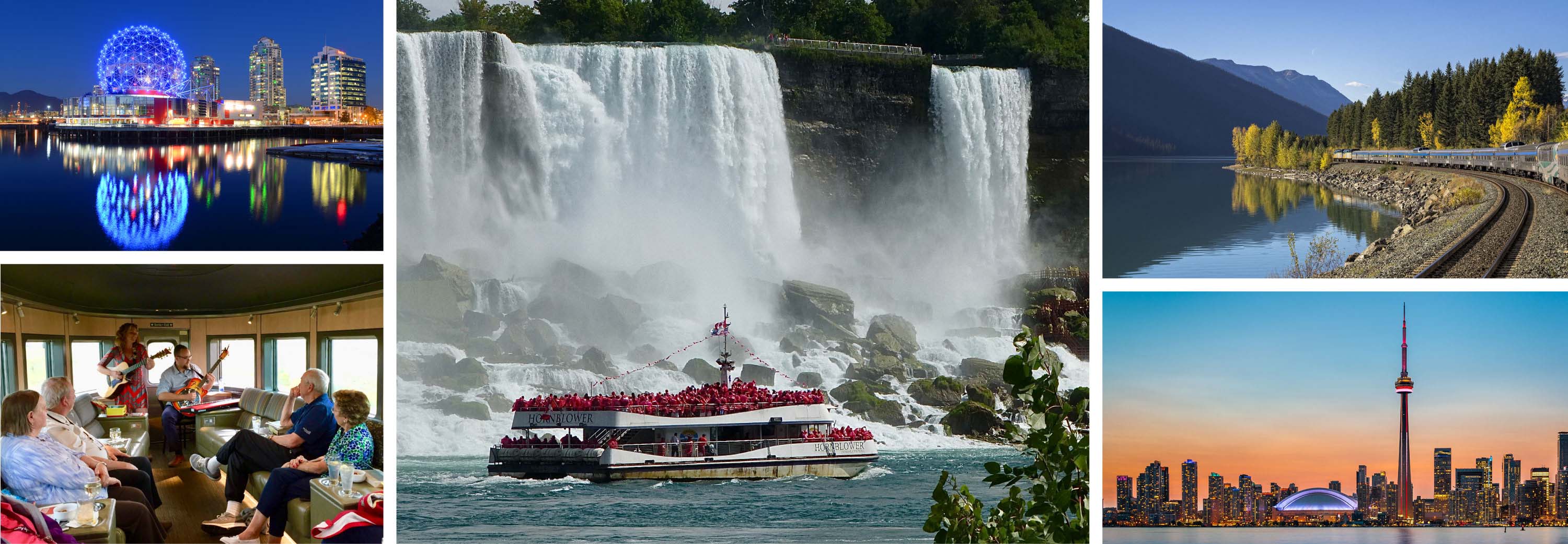 Collage of Vancouver and Toronto