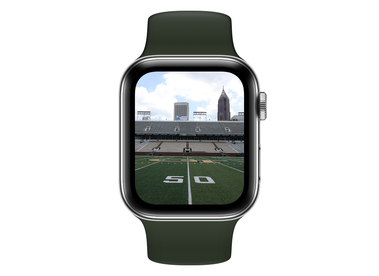 GT Football smartwatch background 
