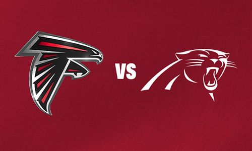 graphics of Falcons vs Panthers