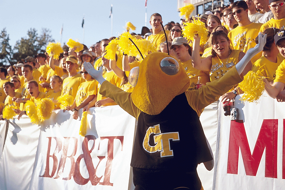 Buzz in front of a GT crowd