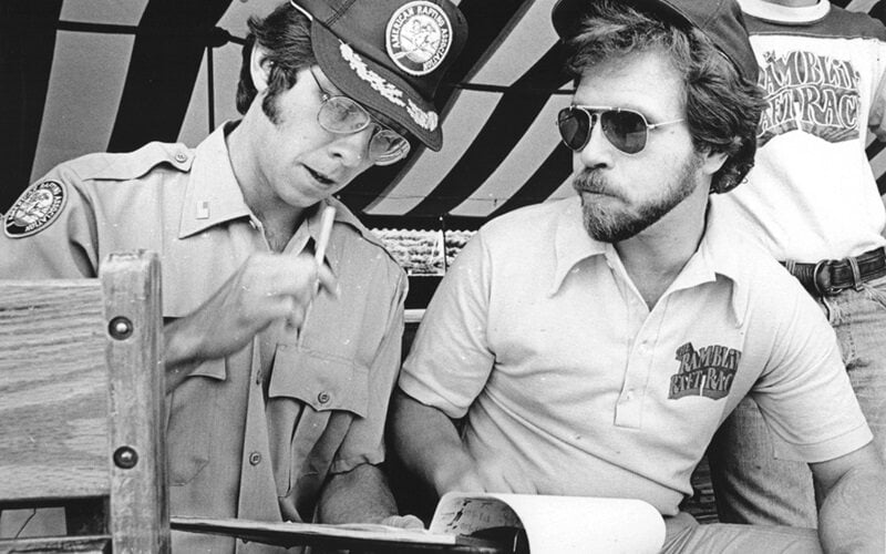 police and man talking