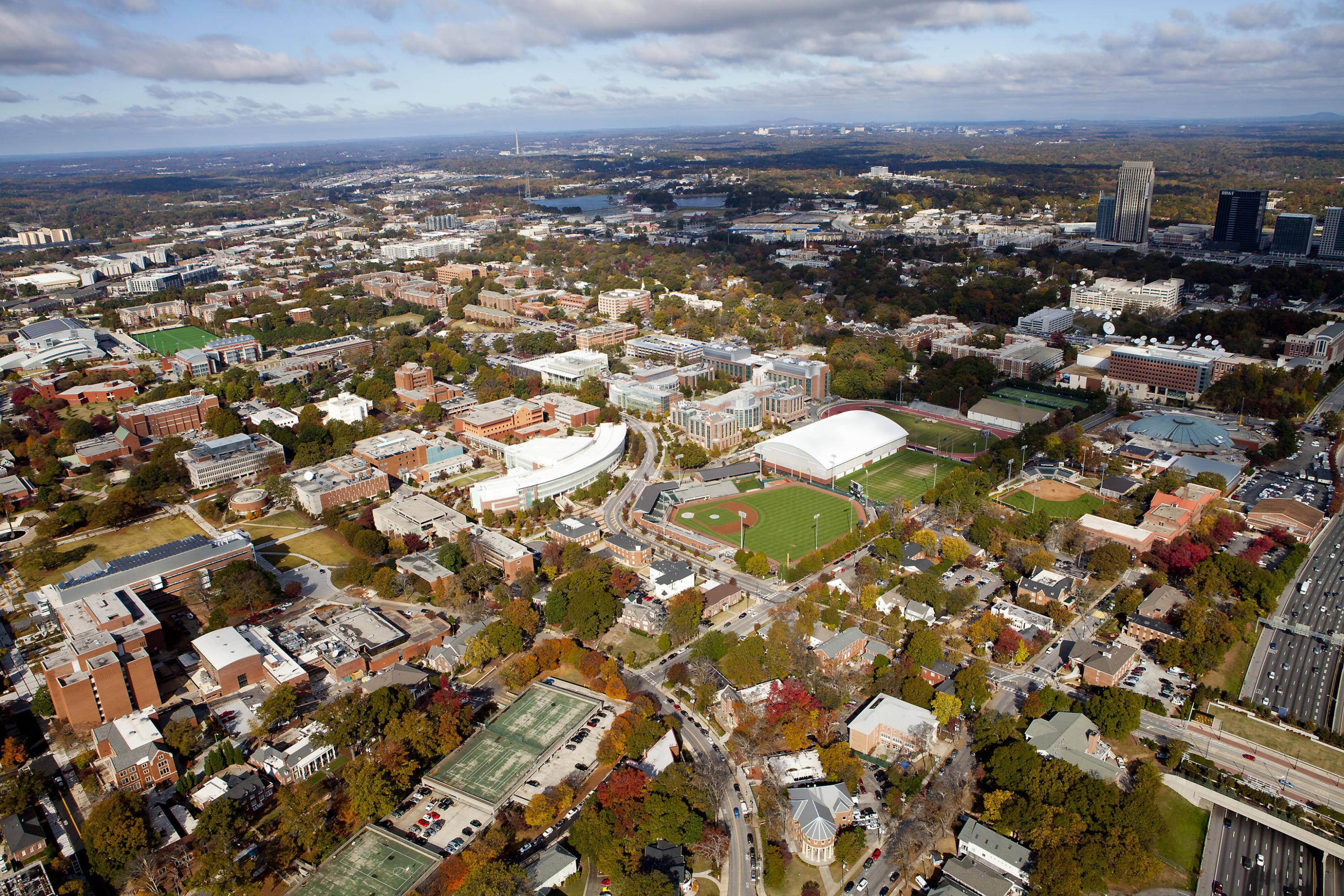 Aerial View of GT Campus