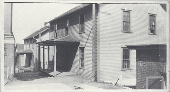 Tech’s “Shacks” in 1899.
