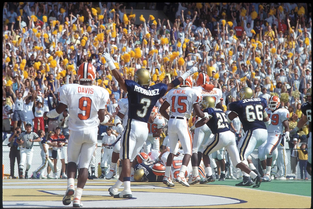 live in game action shot of a football game