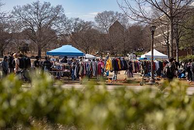 Pop up shop on campus