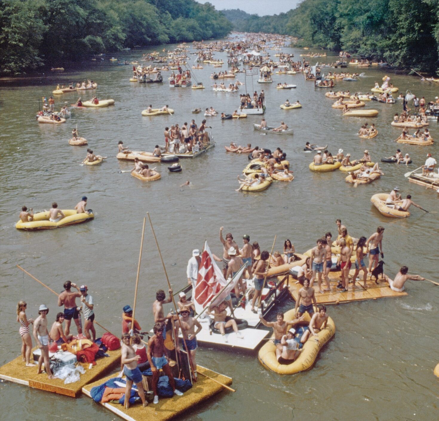 ramblin raft race on the river