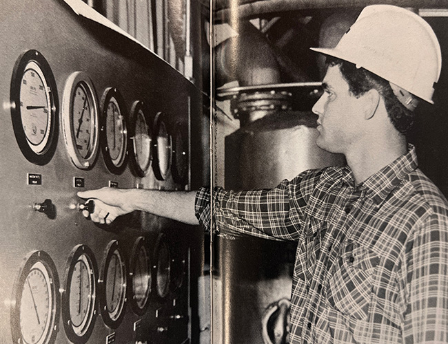 Billy Curson in the Co-op program at GT