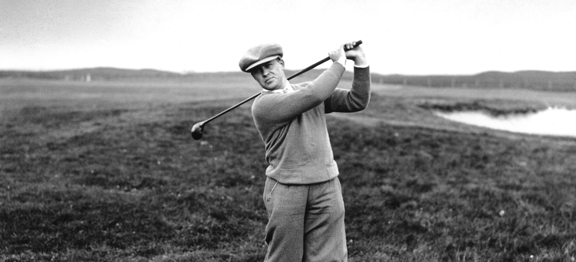 Bobby Jones playing golf
