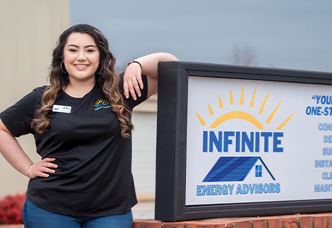 Olivia Amyette founded Infinite Energy Advisors 