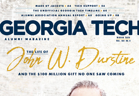 cover of the winter 2025 alumni magazine