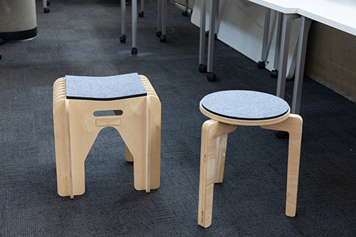 Two stools