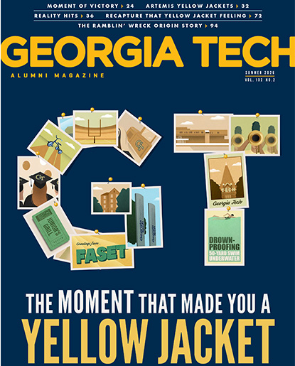 Photo of GT Alumni magazine