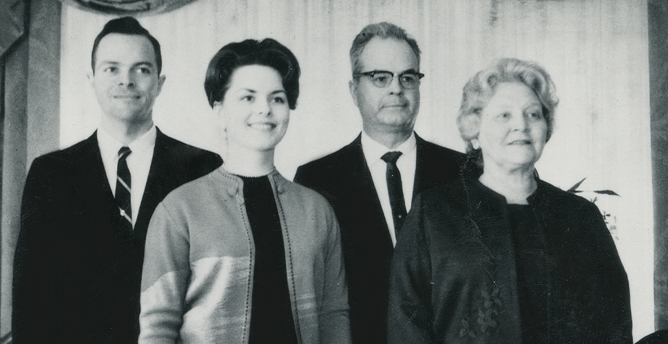 Picture of John W. Durstine and his family