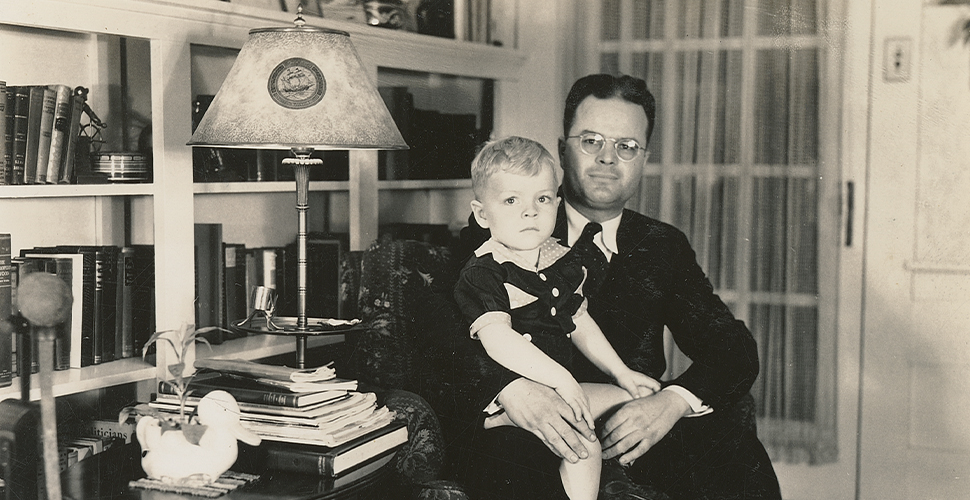 John W. Durstine and his father