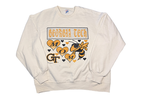 pair of vintage GT sweatshirts