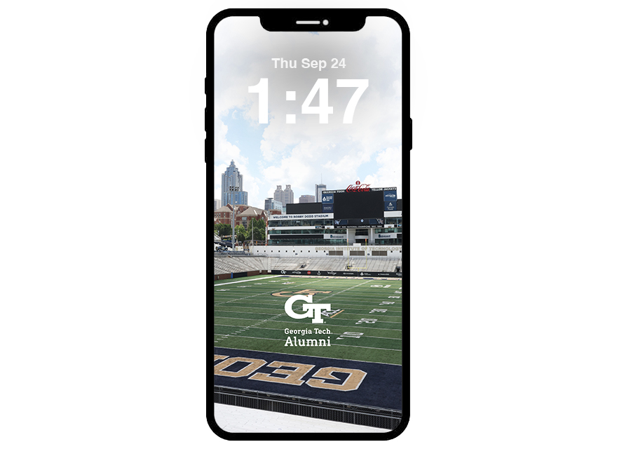 GT Football Phone Background