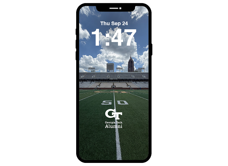 GT Football Phone Background