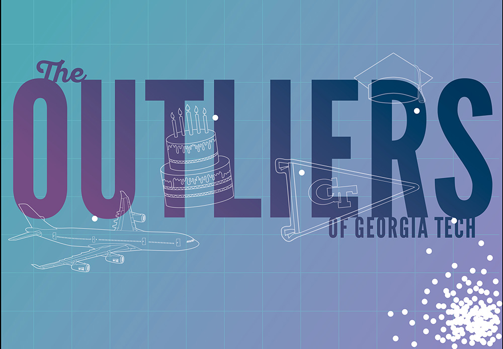 Graphic with the word Outliers