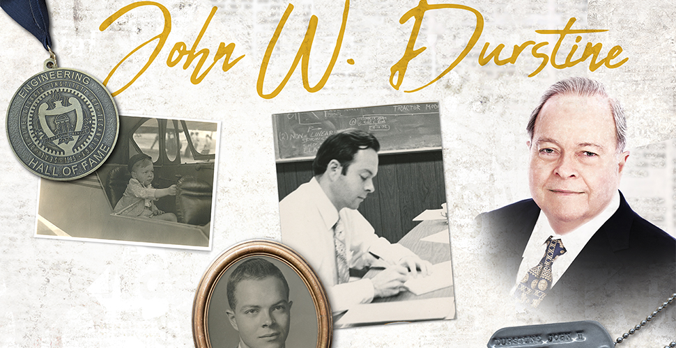 Collage of John W. Durstine through the years