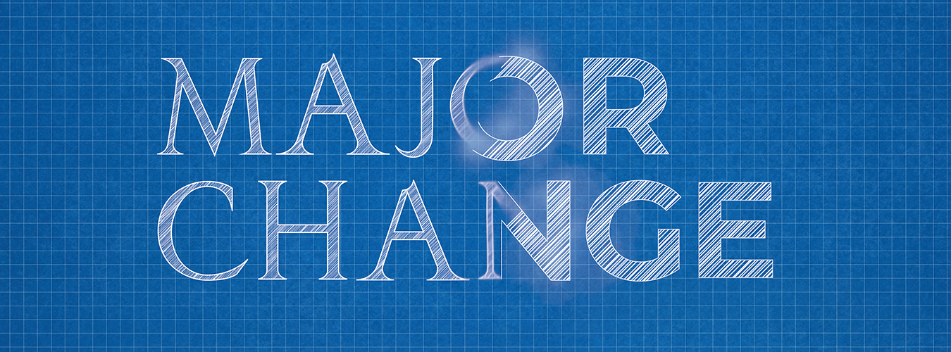 Major Change banner