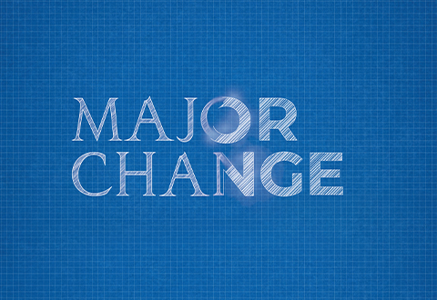 Major Change banner