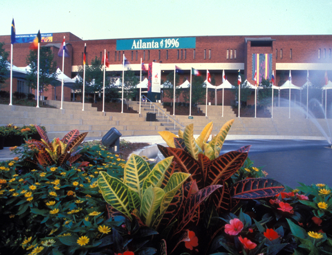 Photo of GT Campus during the 1996 Olympics