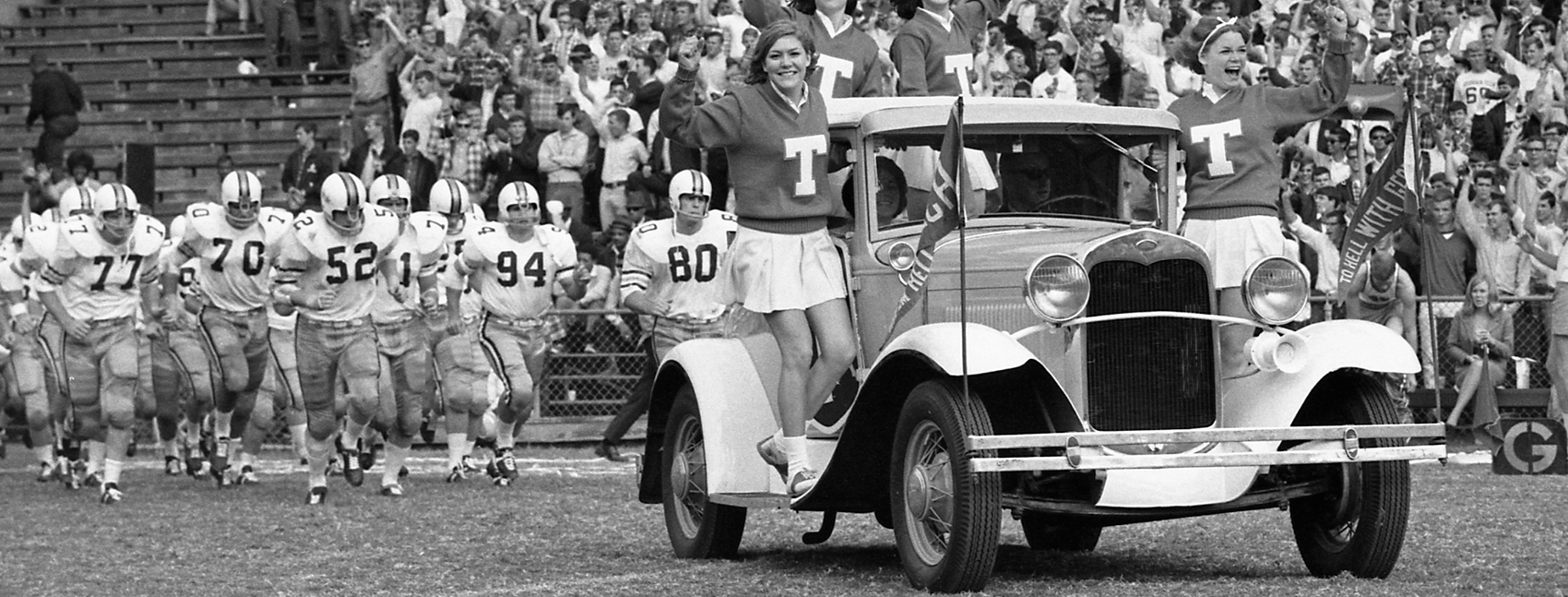 tech takes the field, old photo 