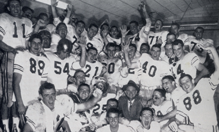 GT football team in the 1950s