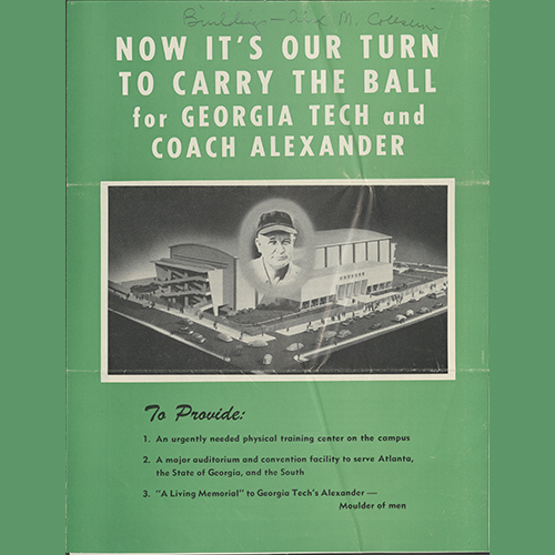 Book pamphlet of the original Coliseum