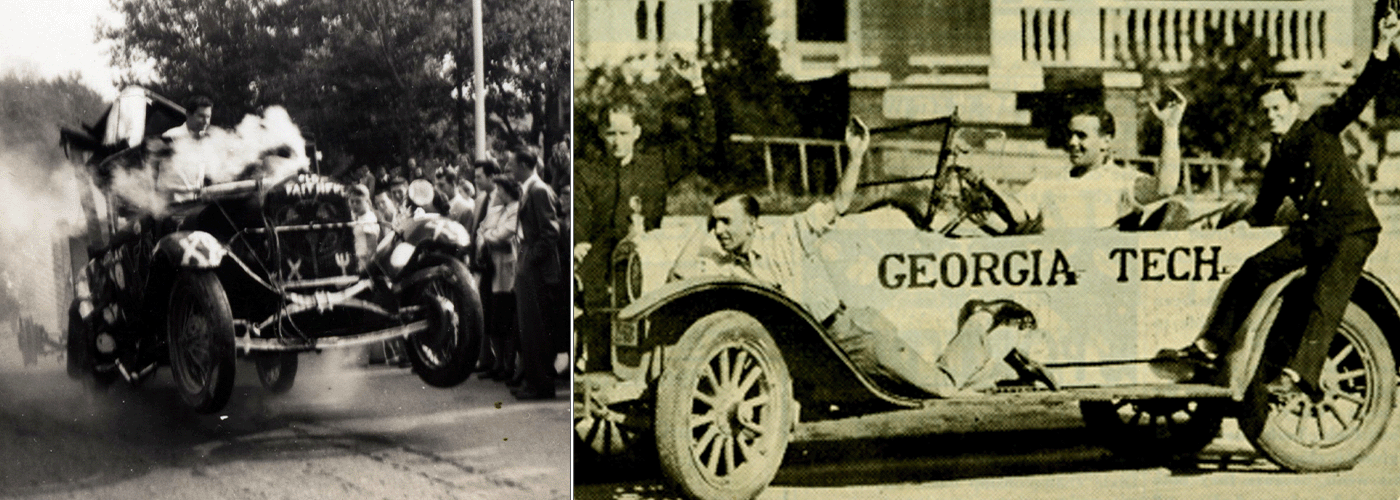 collage of wreck parade