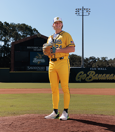Andy Archer on the pitcher's mound