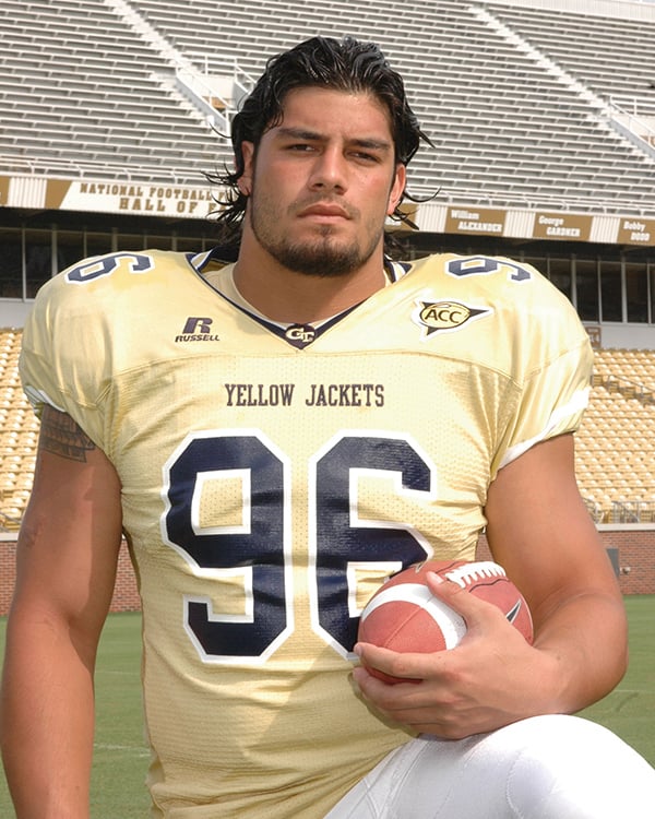 Anoai started on the defensive line for the Yellow Jackets for three years