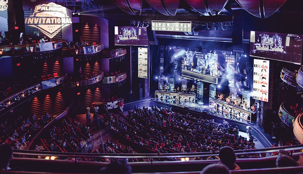 video game conference in an large arena