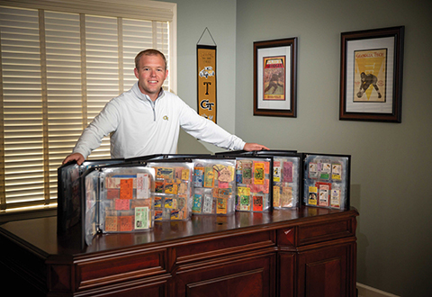 image of Brad with GT memorabilia