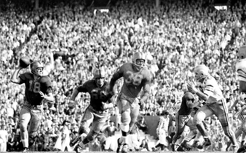 Old picture of GT football